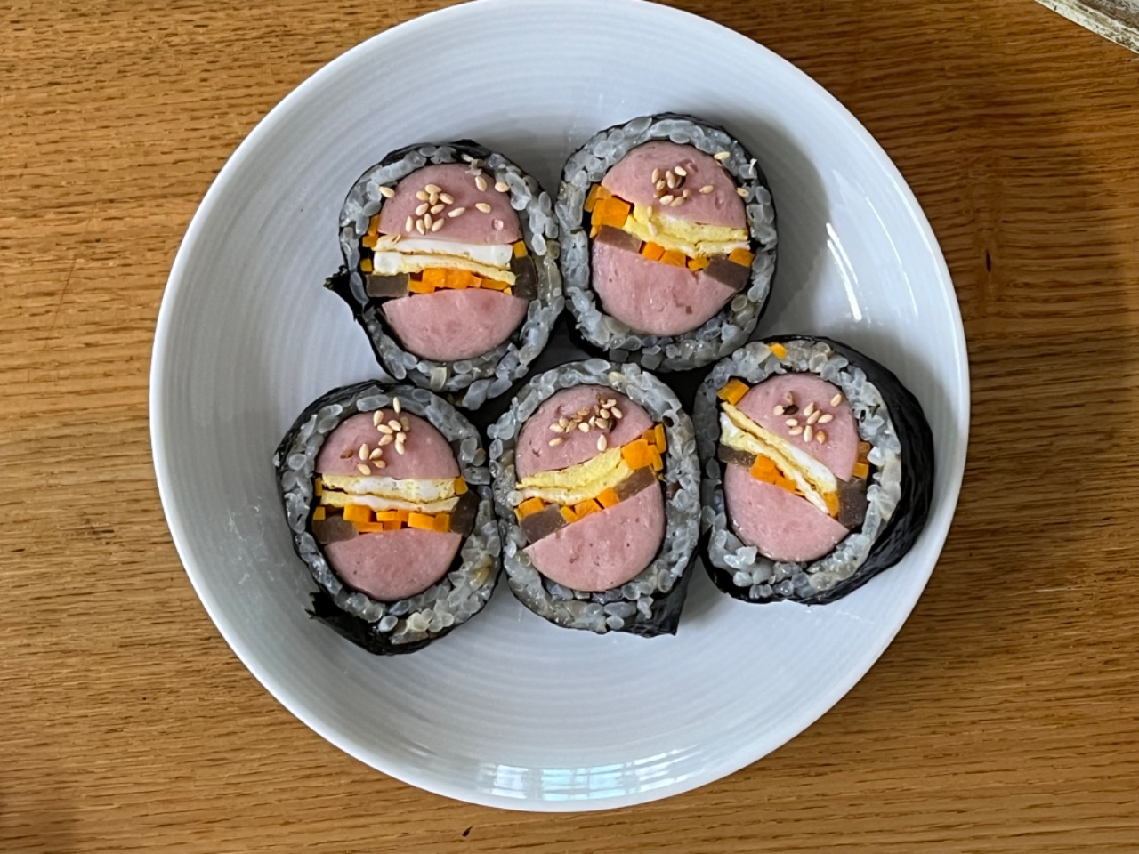 햄버거모양 김밥만들기🍔+ 🍙