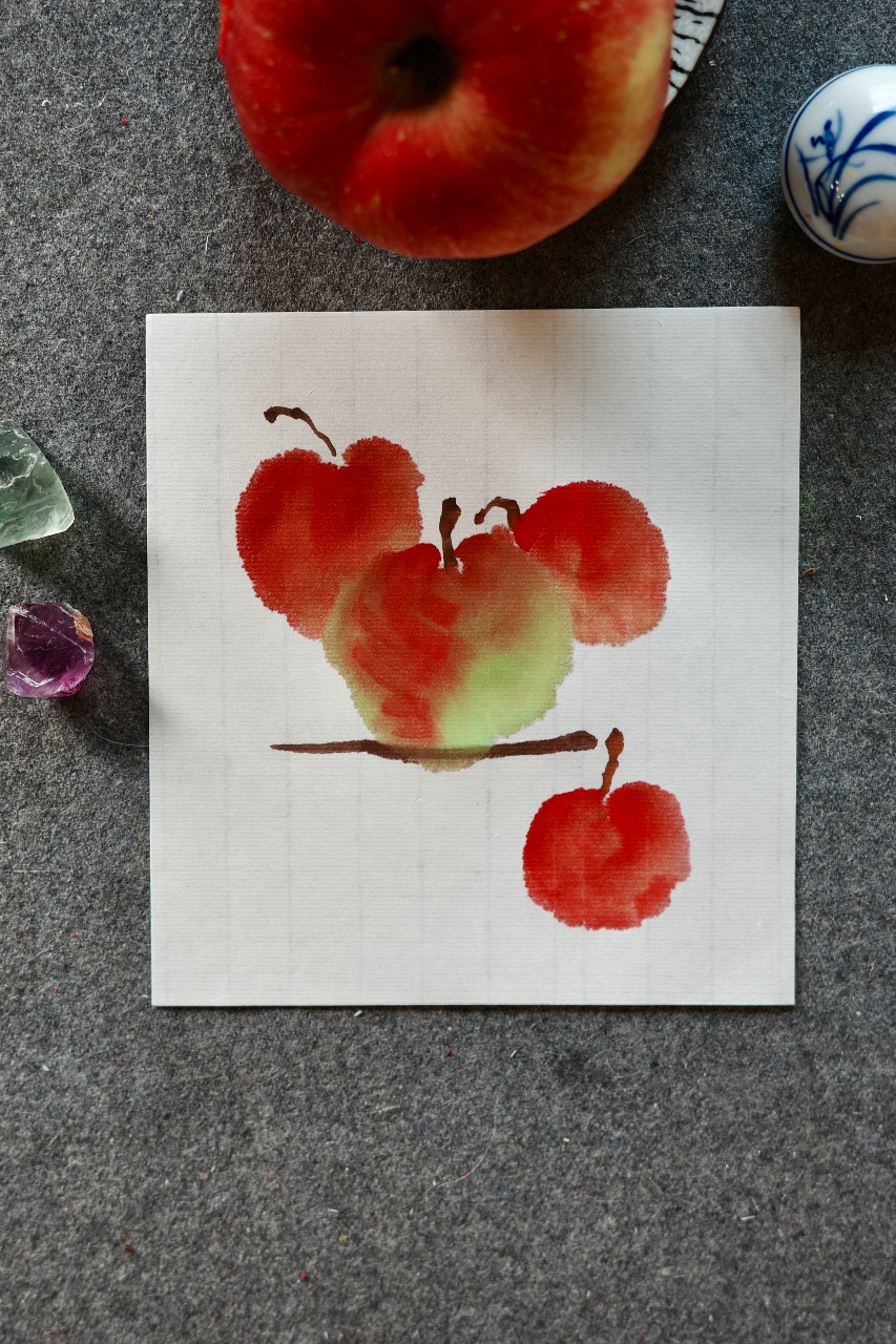 아침 사과 