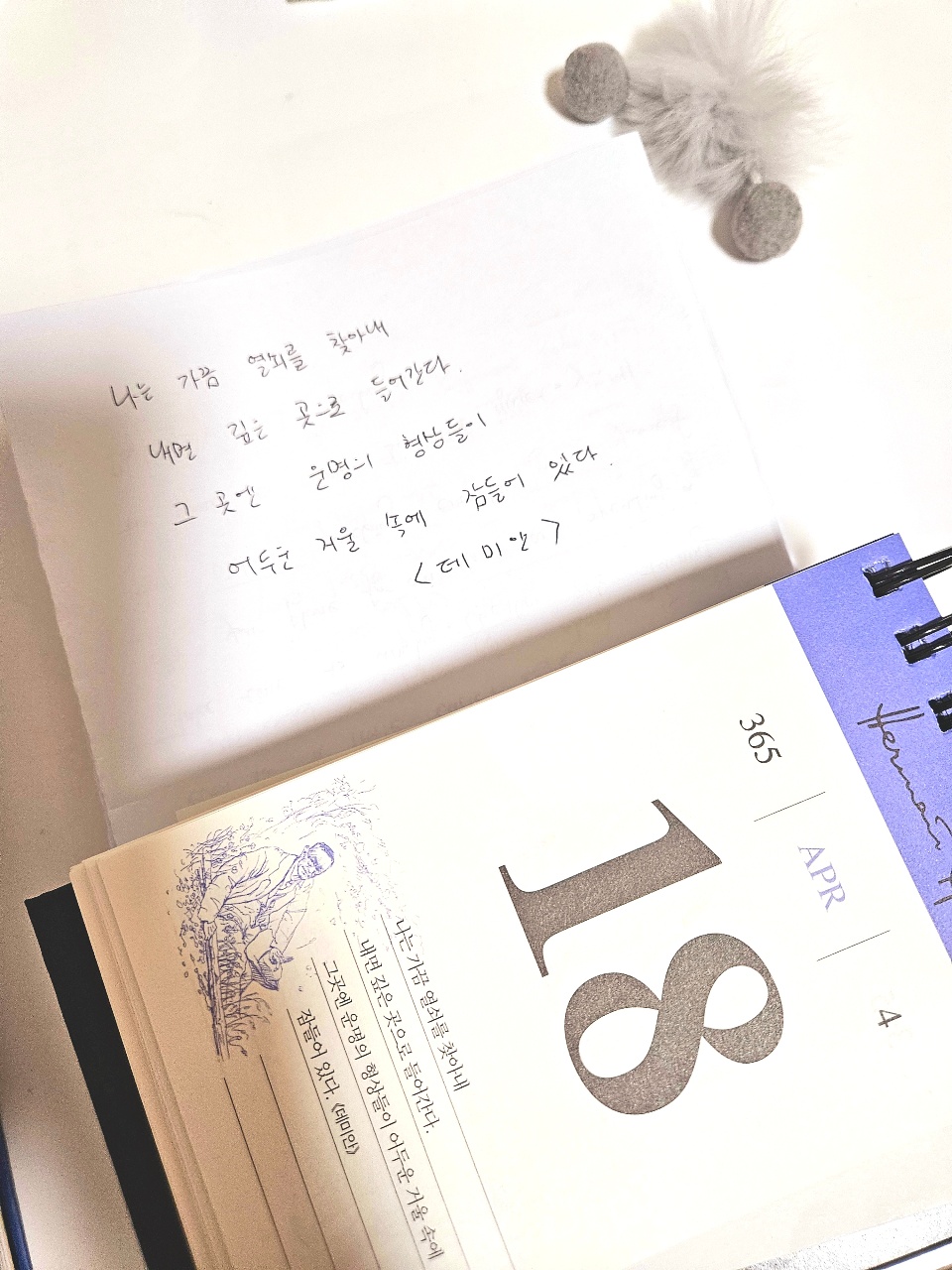 오늘의 문장 필사