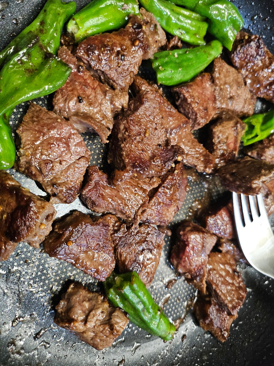 아침부터 스테이크!