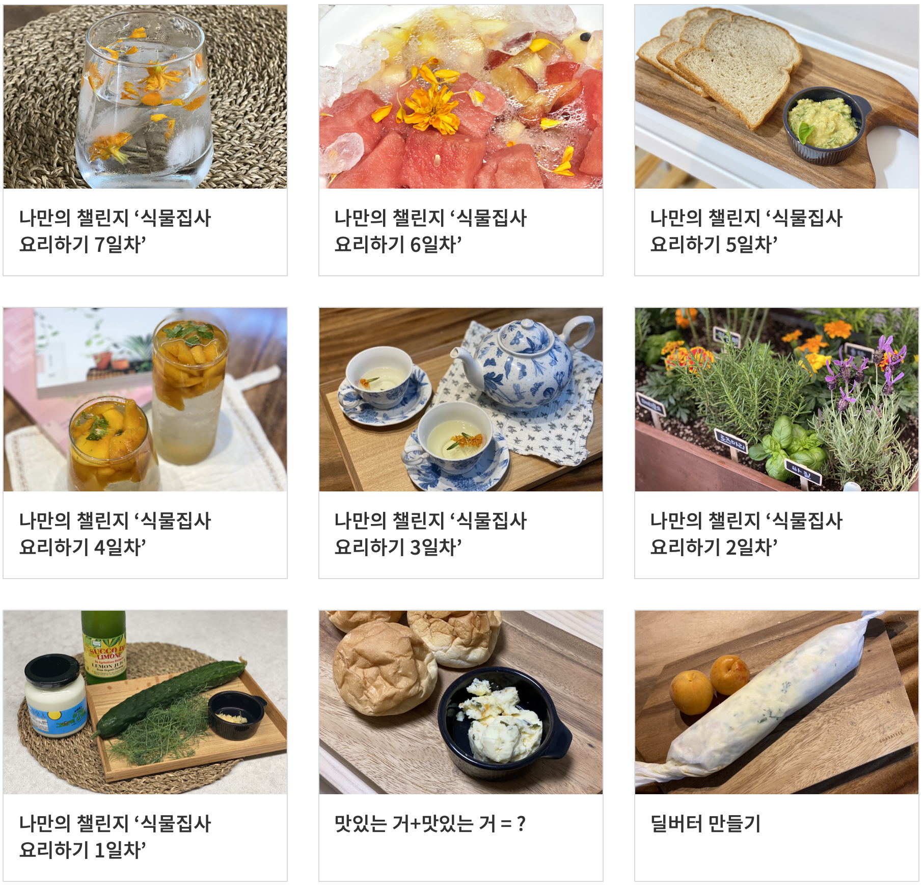 나만의 집놀이 모아보기