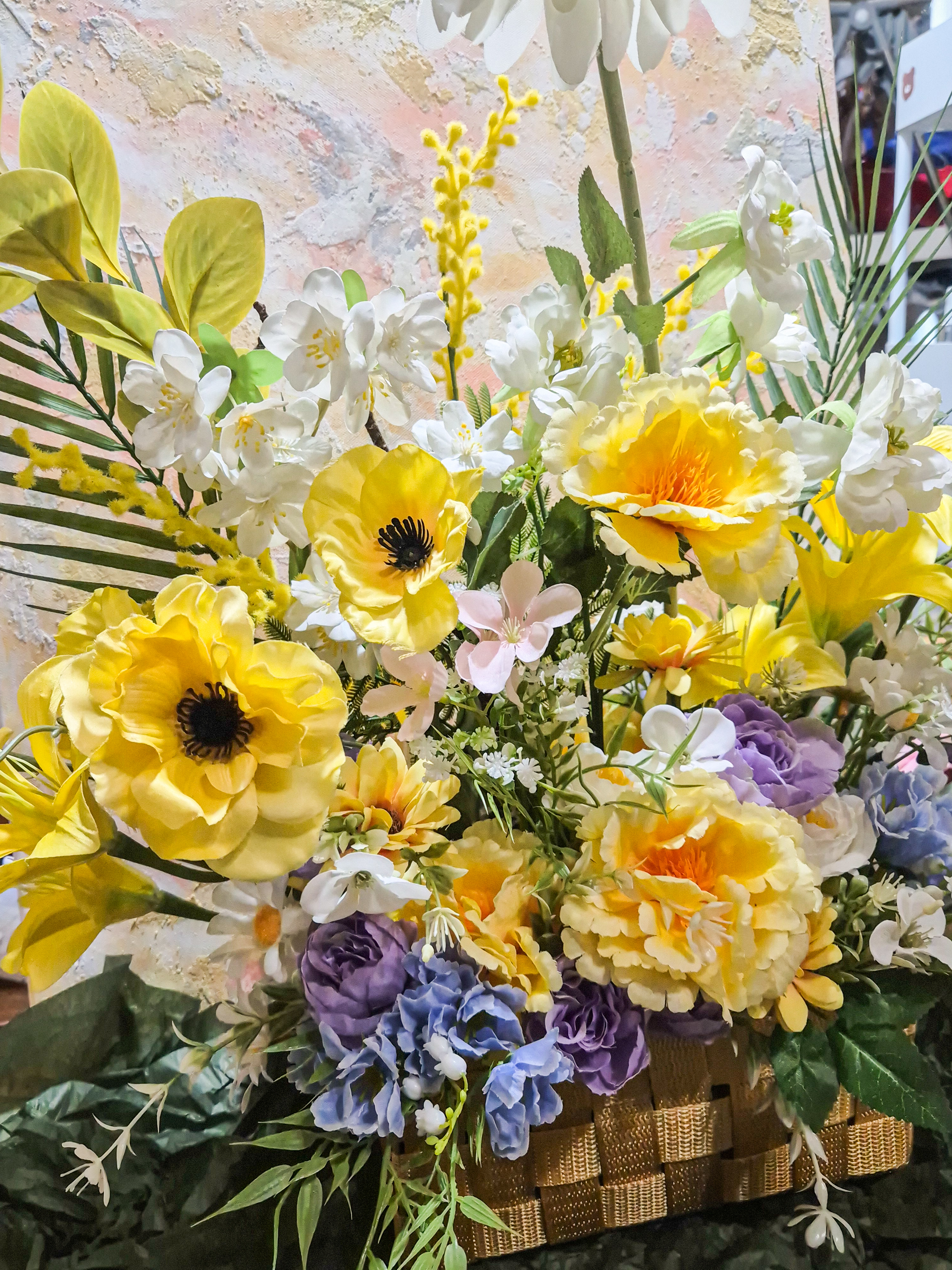 다이소 조화로 봄단장🌼